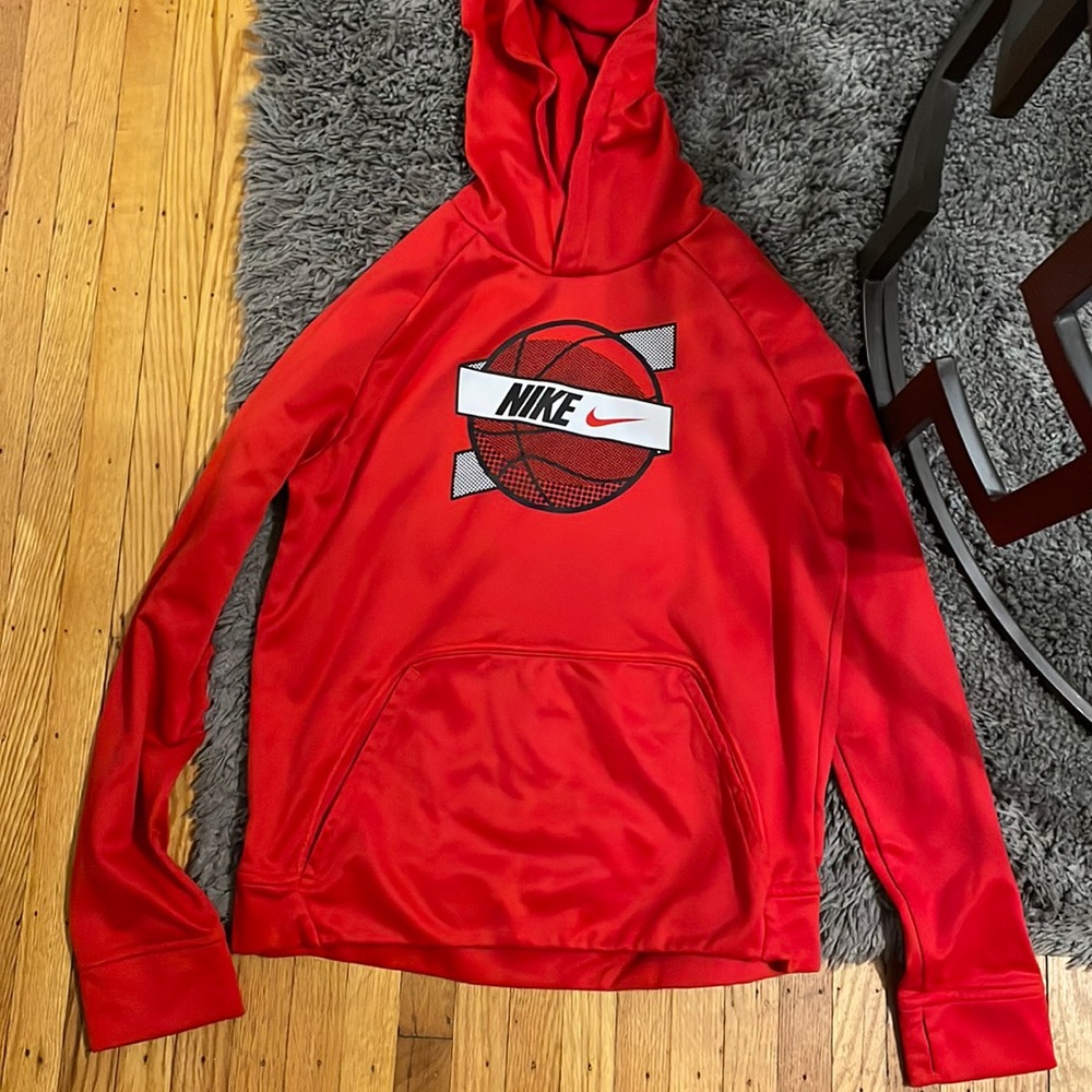 Red Nike Hoodie Kids XL